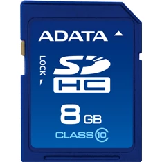 ADATA 8GB SD (SDHC Class 10) (ASDH8GCL10-R) memória kártya