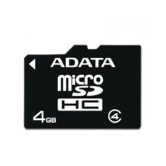 ADATA 4GB SD micro (SDHC Class 4) (AUSDH4GCL4-R) memória kártya