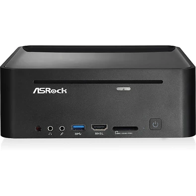 ASRock Vision HT 420D/B Intel Fekete asztali mini PC