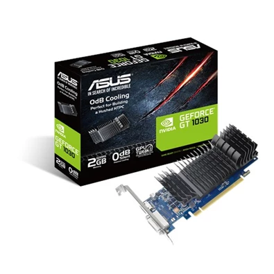 ASUS GT1030-SL-2G-BRK nVidia 2GB GDDR5 64bit PCIe videokártya