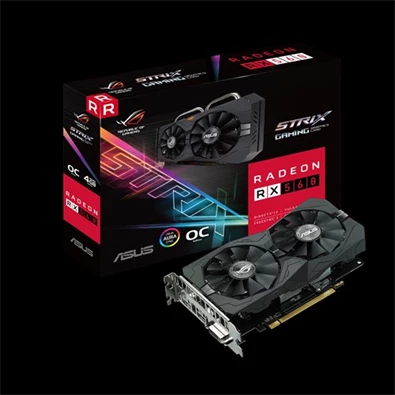 ASUS ROG-STRIX-RX560-O4G-EVO-GAMING AMD 4GB GDDR5 128bit PCI-E videokártya