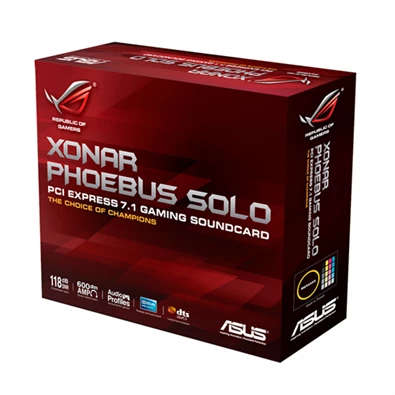 ASUS XONAR Phoebus/SOL PCIe hangkártya