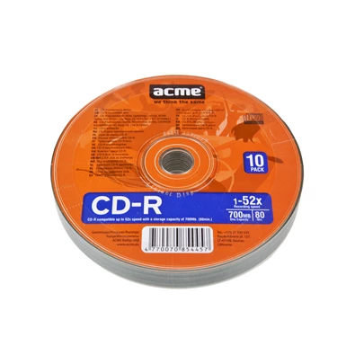 Acme CD-R80700MB52X 10 henger