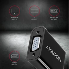Axagon RVH-VGN HDMI - VGA adapter