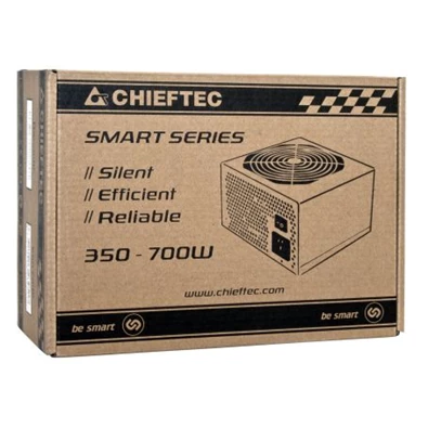 Chieftec GPS-600A8 600W PFC 12 cm ventilátorral dobozos tápegység