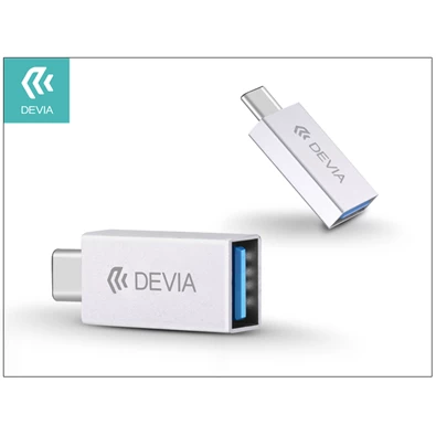 Devia ST986797 USB -USB 3.0 Type-C ezüst adapter