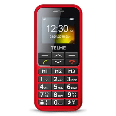 Telme C151 1,8" piros mobiltelefon