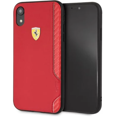 Ferrari On Track Racing Shield iPhone XR piros gumi tok