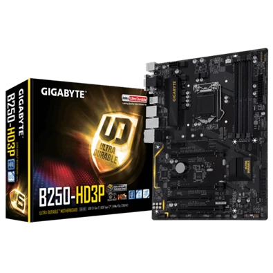 Gigabyte B250-HD3P Intel B250 LGA1151 ATX alaplap