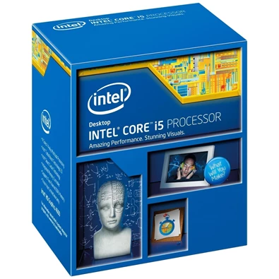 Intel Core i5 3,50GHz LGA1150 6MB (i5-4690K) box processzor