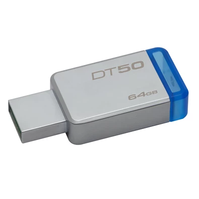 Kingston 64GB USB3.0 Ezüst-Kék (DT50/64GB) Flash Drive