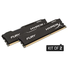Kingston 8GB/1600MHz DDR-3 (Kit 2db 4GB) HyperX FURY fekete LoVo (HX316LC10FBK2/8) memória