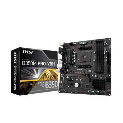 MSI B350M PRO-VDH AMD B350 SocketAM4 mATX alaplap