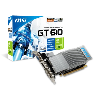 MSI N610GT-1GD3H/LPV1 nVidia 1GB DDR3 64bit PCIe videokártya