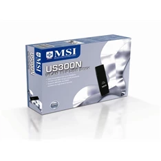 MSI US300N Vezeték nélküli 300Mbps USB adapter