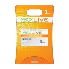 Microsoft Xbox Live Gold 3 hónap Card