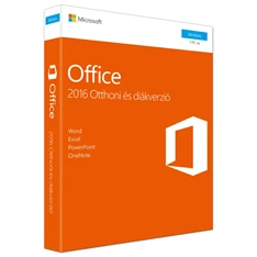 Microsoft Office 2016 Home & Student HUN 1 Felhasználó P2 ML dobozos szoftver