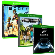 Microsoft Xbox One Minecraft, Recore, Forza 6 játékszoftver csomag