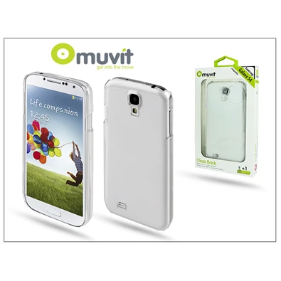 Muvit Clear Samsung I9500 hátlap átlátszó