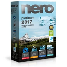 Nero 2017 Platinum HD Multimedia Suite incl. 4K (Ultra HD) & HEVC HUN dobozos szoftver