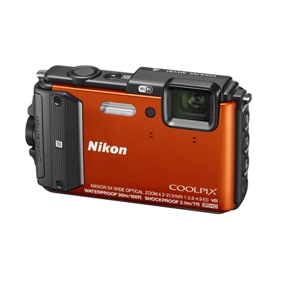 Nikon Coolpix AW130 Narancs digitális fényképezőgép