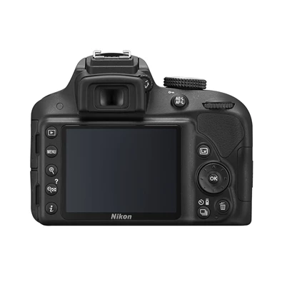 Nikon D3300 + AF-P 18–55VR + 55-200 VR II fekete digitális tükörreflexes fényképezőgép kit