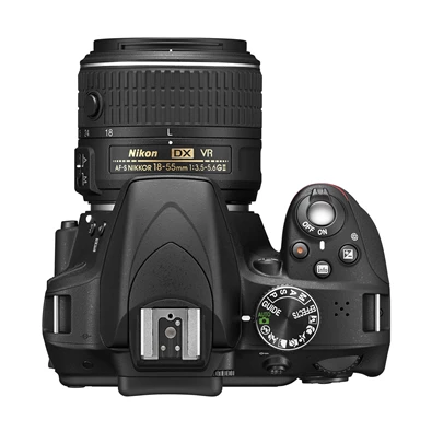 Nikon D3300 + AF-P 18–55VR fekete digitális tükörreflexes fényképezőgép kit