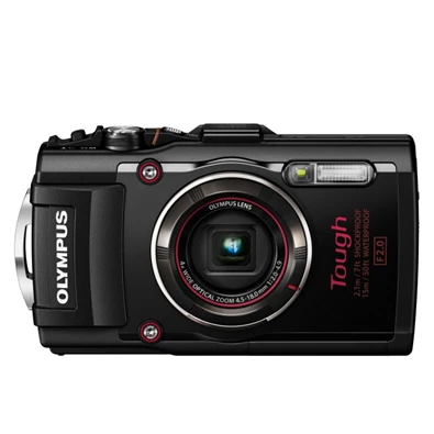 Olympus TG-4 fekete digitális fényképezőgép