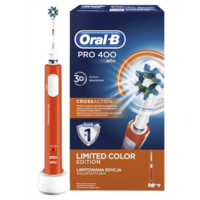 Oral-B PRO 400 narancssárga elektromos fogkefe