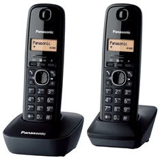 Panasonic KX-TG1612HGH DUO hívóazonosítós szürke dect telefon