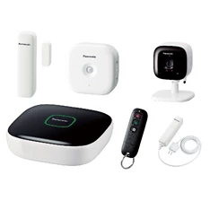 Panasonic Smart Home - HÁZ biztonsága bundle (kezdőcsomag + belt. kam. + vízsz. érz. + távir.)