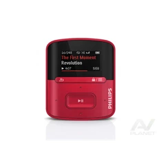 Philips SA4RGA04RF Raga piros MP3 lejátszó