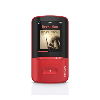 Philips SA4VBE04RF piros MP4 lejátszó