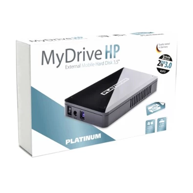 Platinum 3,5" 3000GB külső USB3.0 fekete MyDrive HP winchester