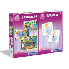 Puzzle Hercegnők 3+1 kirakó és memóriajáték