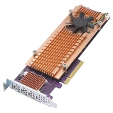 QNAP QM2-4P-284 4x M.2 SSD port bővítő kártya, PCIe