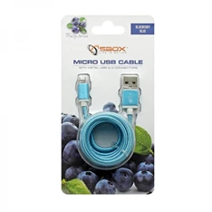 Sbox USB AM-MICRO-15BL 1,5m kék Micro USB kábel