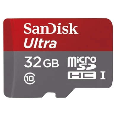 Sandisk 32GB SD micro ( SDHC Class 10 UHS-I) Mobile Ultra memória kártya adapterrel