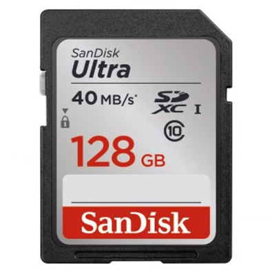 Sandisk 128GB SD ( SDXC Class 10) Ultra UHS-1 memória kártya
