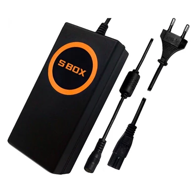 Sbox A-90 90W, 11 csatlakozó+USB univerzális automata notebook töltő