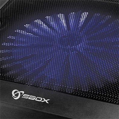 Sbox CP-30 fekete notebook hűtő
