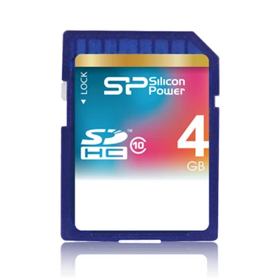 Silicon Power 4GB SD (class 10) SP004GBSDH010V10 memória kártya