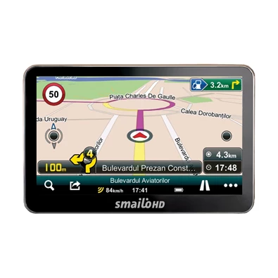 Smailo HD50 5" GPS Teljes Európa Open Street Map navigáció