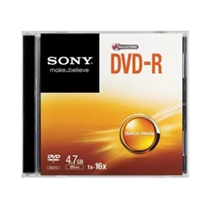 Sony DMR47SS DVD-R 4.7 GB 16x slim tok lemez