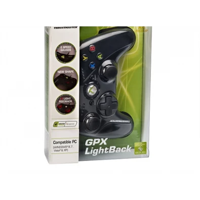 Thrustmaster GPX Lightback Black Edition PC / Xbox 360 vezetékes kontroller