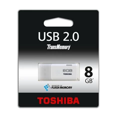 Toshiba UT8GHW 8GB USB 2.0 "Hayabusa" fehér Flash Drive
