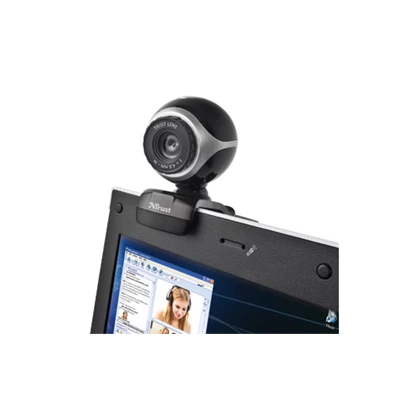 Trust Exis Pack 640x480 mikrofonos fekete fejhallgató + webkamera