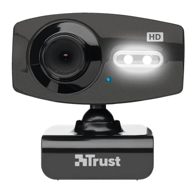 Trust eLight Full HD 1080p mikrofonos fekete webkamera