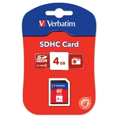 VERBATIM SD memóriakártya 4GB