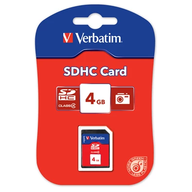 VERBATIM SD memóriakártya 4GB